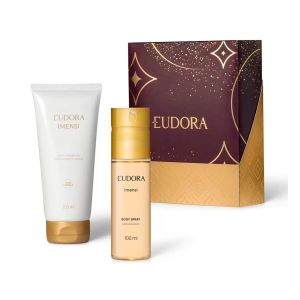 Kit Eudora Imensi Body Spray 100ml + Loção Desodorante Corporal 200ml