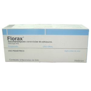 Florax Uso Pediátrico Com 05 Flaconetes de 05 ML