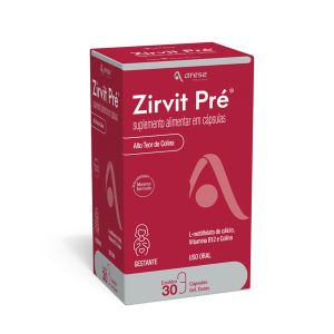 Suplemento Alimentar Arese Zirvit Pré 30 Cápsulas