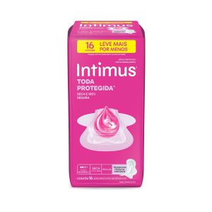 Absorvente Intimus Toda Protegida Cobertura Seca Abas 16 Unidades