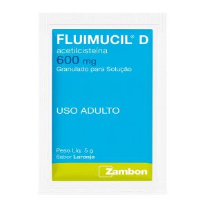 Fluimucil D 600mg com 01 Envelope 5g