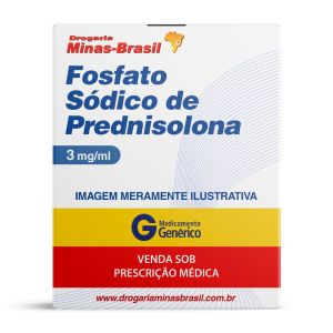 Fosfato Sódico de Prednisolona 3 mg/ml Solução Oral 100 ml Genérico Prati Donaduzzi