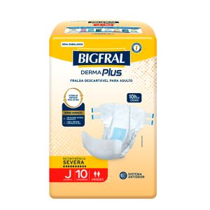 Fralda Bigfral Plus  Juvenil Com 10 Unidades