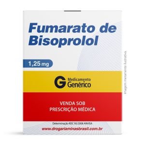 Fumarato De Bisoprolol 1,25Mg C/30 Generico Ems