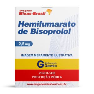Hemifumarato De Bisoprolol 2.5Mg Com 30 Comprimidos