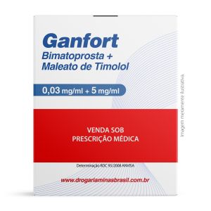 Ganfort 0,03 % + 0,5 % Solução Oftálmica Estéril 3 Ml