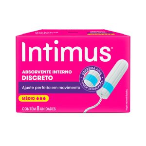 Absorvente Intimus Interno Médio 08 Unidades