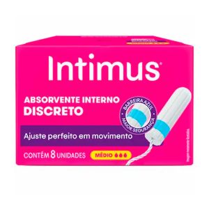 Absorvente Intimus Interno Médio C/ 08 Unidades