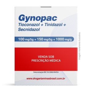 Gynopac 100Mg/5 G + 150Mg/5 G + 1000Mg/G Creme Vaginal 35G C/ 7 Aplicadores + 4 Comprimidos