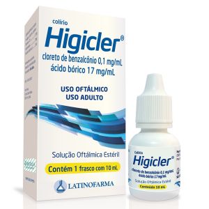 Higicler Colírio 0,1mg/17mg 10ml Latinofarma