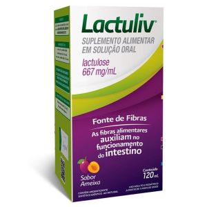 Lactuliv Sabor Ameixa Xarope C/ 120Ml