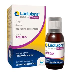 Lactulona Xarope 667mg/ml Ameixa 120ml