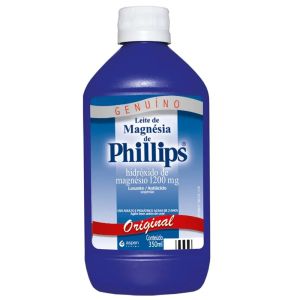 Leite De Magnésia Philips 1200Mg/15Ml Sabor Tradicional C/ 120 Ml