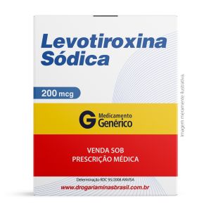 Levotiroxina Sódica 200Mcg C/ 30 Comprimidos