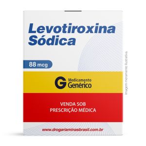 Levotiroxina Sódica 88Mcg C/30 Comprimidos Genérico Merck