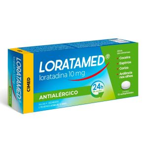 Antialérgico Loratamed 10Mg Com 12 Comprimidos