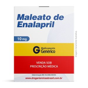 Maleato De  Enalapril 10Mg Com 30Comprimidos Genérico Cimed