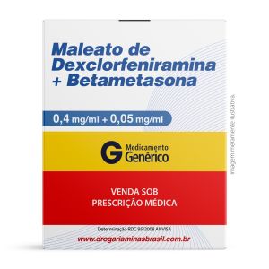 Maleato De Dexclorfeniramina + Betametasona C/20 Comprimidos Genérico Ems