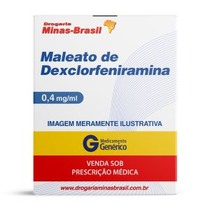 Maleato de Dexclorfeniramina 0,4mg/mL 120mL Com Copo Dosador Genérico Ems