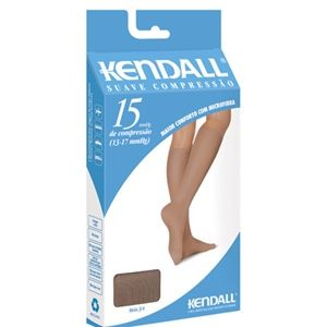 Meia Calça Medicinal Kendall Suave Compressão Mel Pequena