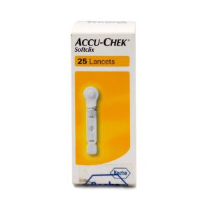 Lancetas Para Monitoração De Glicemia Accu-Chek Softclix 25 Unidades