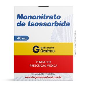 Mononitrato De Isossorbida 40 Mg C/ 30 Comprimidos Genérico Biosintética