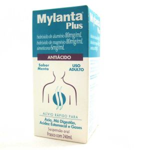 Mylanta Plus Sabor Menta Suspensão Oral Com 240Ml