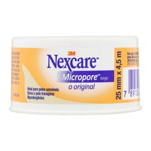 Fita Micropore Nexcare Bege  25 mm x 4,5 m