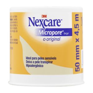 Fita Micropore Nexcare Bege 50 mm x 4,5 m