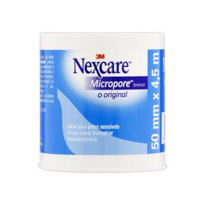 Fita Micropore Nexcare Branca 50 mm x 4,5 m