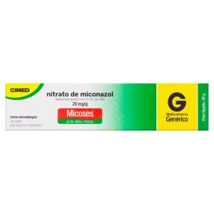 Nitrato de Miconazol 20mg/g Creme 28G Genérico Cimed