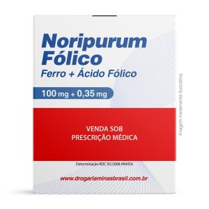 Noripurum Fólico 100 Mg + 0,35 Mg C/ 30 Comprimidos Mastigáveis
