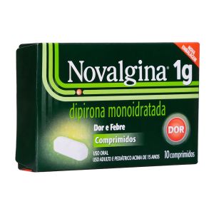 Analgésico Novalgina 1g 10 Comprimidos