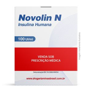 Novolin N Insulina 100Ui Suspensão Injetável Com 10 Ml