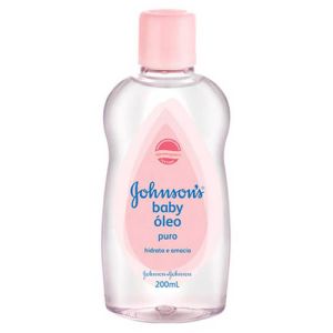 óleo Infantil Johnsons e Johnsons Baby Puro Com 200 Ml