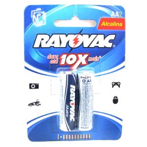 Pilha Rayovac Alcalina Aa Com 2