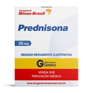 Prednisona 20mg com 10 comprimidos Genérico Ems
