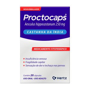 Proctocaps 250mg 20 Cápsulas
