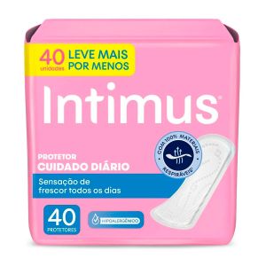 Protetor Diário Intimus Days Sem Perfume Leve 40 Pague 30 Unidades