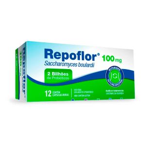 Repoflor 100Mg C/ 12 Cápsulas