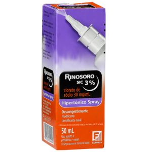 Rinosoro Sic 3% Hipertônico Spray C/ 50 Ml