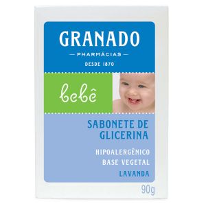 Sabonete Infantil Granado Bebê Glicerinado Lavanda 90G