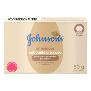 Sabonete Infantil Johnsons e Johnsons Baby Com Óleo de Amendoas Com 80 G