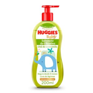Sabonete Líquido Infantil Huggies Hora de Sonhar Camomila 200ml