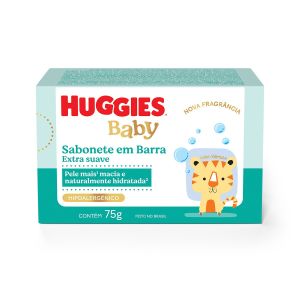 Sabonete em Barra Infantil Huggies Extra Suave 75g