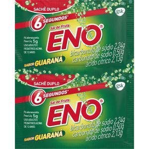 Sal De Fruta Eno Sabor Guaraná Com 2 Envelopes 5g Cada