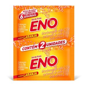 Sal De Fruta Eno Sabor Laranja Com 2 Envelopes 5g Cada