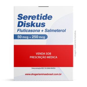 Seretide Diskus 50Mcg + 250Mcg Pó Inalante C/ 60 Doses