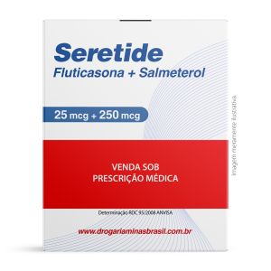Seretide Spray 25 / 250 Mcg 8 Ml  C/ 120 Doses C/ Contador De Doses Uso Adulto