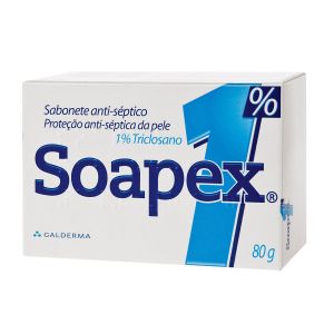 Soapex 1% Sabonete Anti-Séptico Barra 80 G